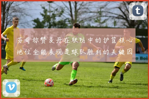 芬奇称赞麦丹在联防中的护筐核心地位全能表现是球队胜利的关键因素